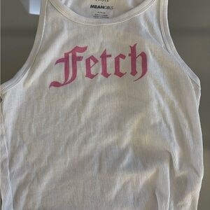 American Eagle Outfitters White Ribbed Tank Top